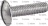 SLOTTED HEAD SCREW M6X40 -200PCS