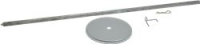 ROAST SPIT FOR ROTISSERIE COMPL. 840 mm