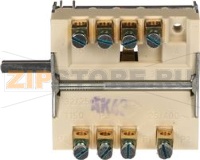 Cam switch 0 - 1 - 0 - 1 (32A/250V, 25A/