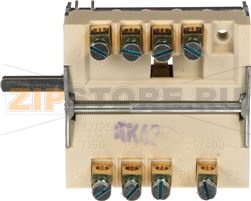 Cam switch 0 - 1 - 0 - 1 (32A/250V, 25A/ 