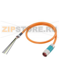 СИЛОВОЙ КАБЕЛЬ PREASSEMBLED 4X1,5 + (2X1,5 ) C, БЫСТРОДЕЙСТВУЮЩЕЕ СОЕДИНЕНИЕ, ТИПОРАЗМЕР 1,5, ДЛЯ МОДУЛЯ ДВИГАТЕЛЯ SINAMICS UL/CSA, DESINA MOTION CONNECT 500 DМАКС. = 10.8 ММ Siemens 6FX50.2-5DN30-....
