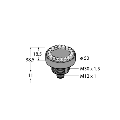 Индикатор светодиодный Turck K50LDXYXPQ 