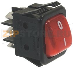 DEVIATORE BIPOLARE TASTO ROSSO 0-I 