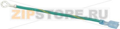 WIRE, JUMPER, 14AWG, GREEN W/YELLOW 