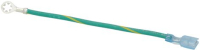 WIRE, JUMPER, 14AWG, GREEN W/YELLOW