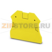 Концевая крышка Phoenix Contact D-UT 2,5/10 YE