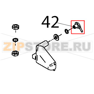 Portagomma campana pressostato Teikos TS820 Portagomma campana pressostato Teikos TS820Запчасть на деталировке под номером: 42