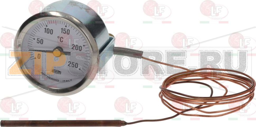 ТЕЛЕТЕРМОМЕТР БЕЛЫЙ Ø 52 ММ 0-250°C 