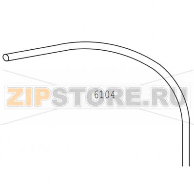 Tubo gomma 11,5 x 19 air water/10 Aristarco AC26 Tubo gomma 11,5 x 19 air water/10 Aristarco AC26Запчасть на деталировке под номером: 6104Название запчасти Aristarco на итальянском языке: Tubo gomma 11,5 x 19 air water/10.