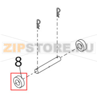 Distance bushing ø12xø25x8,5 Bear Varimixer AR80 VL-1S