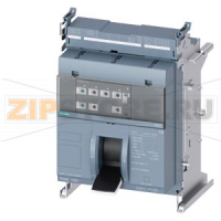 draw-out molded case circuit breaker w. handle without guide frame frame 1600; 4AUX and trip alarm switch S24; Icu "C" Icu=110kA @ 415V, 3-pole ETU360, LSIG, In=1600A rotary coding switch Ir=640...1600A Isd=1...10xIn, Ii=1.5...15xIn N conductor protec. ad