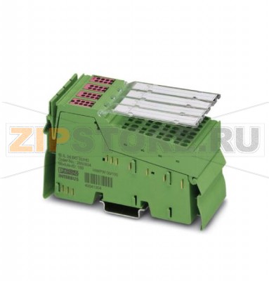 Клеммный модуль цифрового вывода Inline Phoenix Contact IB IL 24 DO 32/HD-PAC в комплекте с принадлежностями (соединительный штекер и маркировочные полосы), 32 выхода, 24 В постоян. тока, 500 мА, 1-проводная схема подключения.Минимальный заказ: 1 шт.Упаковка: 1 шт.