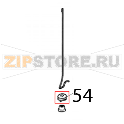 Flexible contact Ugolini MT 3 Flexible contact Ugolini MT 3Запчасть на деталировке под номером: 54