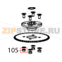 Hex nut Hurakan HKN-10SN