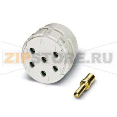 Модуль для контактов Phoenix Contact RC-06P1N8B0000 Полюсов: 6, Тип контактов: штыревое, Обжим.Минимальный заказ: 10 шт.Упаковка: 10 шт.