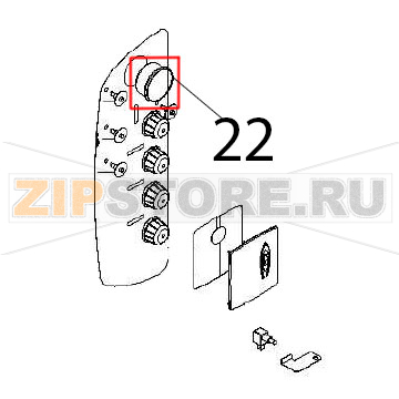 Thermometer Angelo Po FC1011G Thermometer Angelo Po FC1011GЗапчасть на деталировке под номером: 22