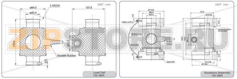 Тензодатчик CAS WBK TL-20T (LOAD CELL) для весов CAS Тензометрический датчик веса CAS WBK TL-20T (LOAD CELL) для весов CASНПВ 20т, легированная сталь, низкопрофильный дизайн, класс защиты IP68, встроенная грозозащита.