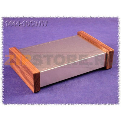 Корпус алюминиевый 432x254x76 мм, серый, 1 шт Hammond 1444-32CWW 