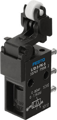 Распределитель с роликовым рычагом Festo L/O-3-PK-3 