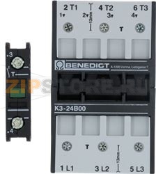 КОНТАКТОР B&amp;J K3 24B00 EUR 190 RATIONAL 40.03.685S 