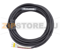 Кабель силовой 5 м, 220 В, 0.05-1 кВт, без тормоза Inovance S6-L-M107-5.0