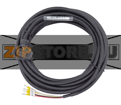 Кабель силовой 5 м, 220 В, 0.05-1 кВт, без тормоза Inovance S6-L-M107-5.0 