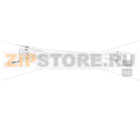 Кабель силовой с тормозом 10 м, 380 В, 4.4-7.5 кВт Inovance S6-L-B022-10.0