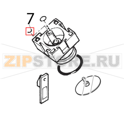 OR ORM 0080-15 Saeco Royal Classic OR ORM 0080-15 Saeco Royal ClassicЗапчасть на деталировке под номером: 7