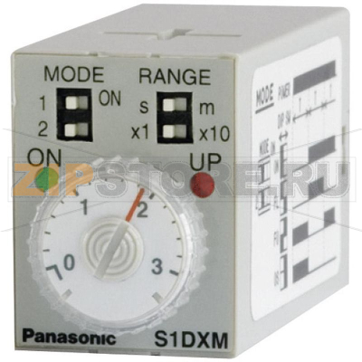 Реле-таймер 230 В/AC, 0.05 мин-10 ч, 1 шт Panasonic S1DXMM2C10HAC240V-S 