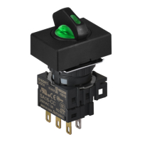 Переключатель селекторный, Ø отверстия: 16 мм Autonics S16SRT-L6GC5