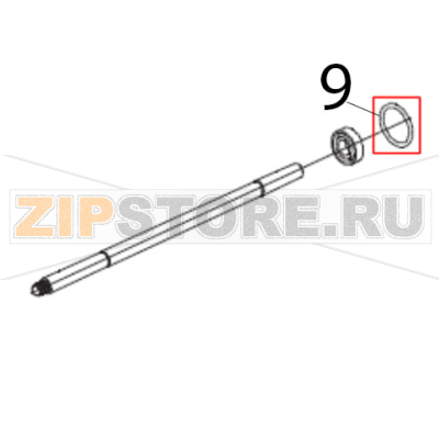 Уплотнитель кольцевой Hurakan HKN-MP160 Combi Уплотнитель кольцевой Hurakan HKN-MP160 CombiЗапчасть на деталировке под номером: 9
