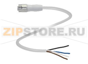 Кабель датчика-исполнительного устройства Female connector V1-GV4A-10M-PP-H1 Pepperl+Fuchs Описание оборудованияSingle-ended female cordset, M12, V4A stainless steel, hygienic design, 4-pin, PP cable