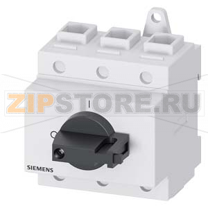ГЛАВНЫЙ УПРАВЛЯЮЩИЙ ПЕРЕКЛЮЧАТЕЛЬ 3 ПОЛЮСА IU=100, P/AC-23A AT 400V=37KW МОНТАЖНОЕ ОСНОВАНИЕ МОНТ. РЕЙКА /МОНТАЖ ПОСР. 2 ОТВЕРСТИЙ РЫЧАГ ЧЕРН. Siemens 3LD2730-0TK11 
