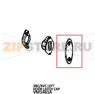 Left door latch cap Unox XVC 505E  Left door latch cap Unox XVC 505EЗапчасть на деталировке под номером: 105Название запчасти на английском языке: Left door latch cap Unox XVC 505E