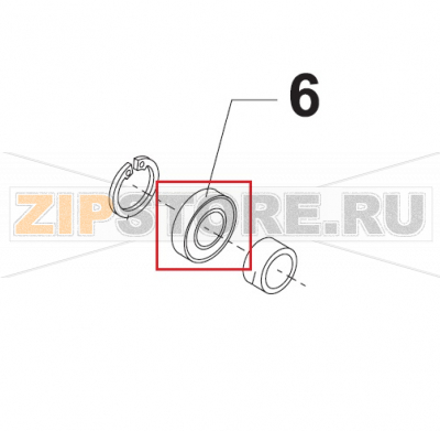 Ball Bearing Bear Varimixer RN20 VL-2                                                                              Ball Bearing Bear Varimixer RN20 VL-2Запчасть на сборочном чертеже под номером: 6Название запчасти на датском&nbsp;языке: Ball Bearing Bear Varimixer RN20 VL-2