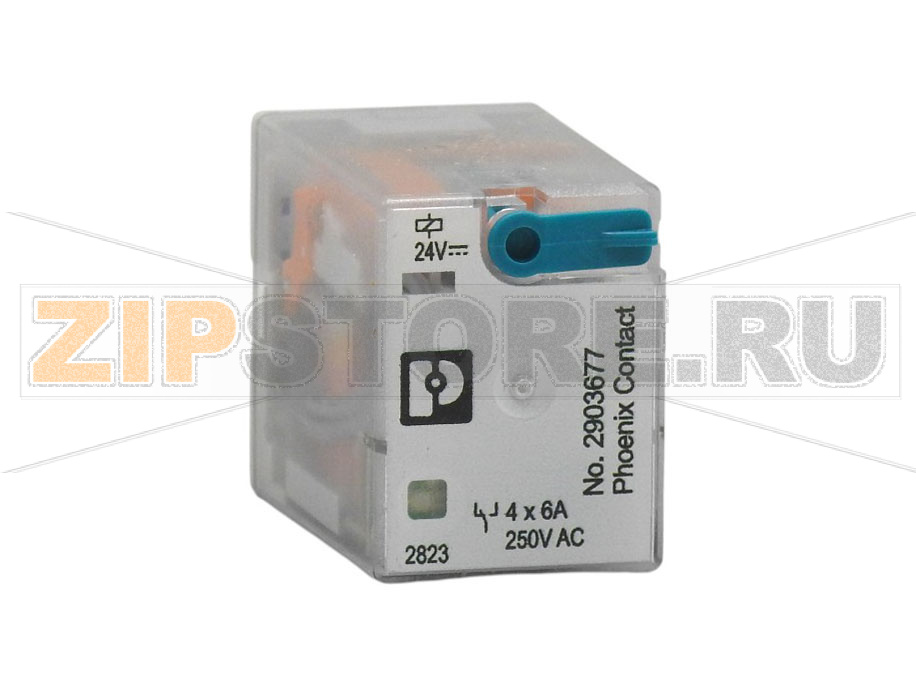 Одиночное реле Phoenix Contact REL-IR4/LDP- 24DC/4X21 Минимальный заказ: Поставка упаковкой 10 шт