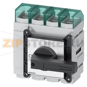 SENTRON, Molded case switch 3LD5 UL, Main switch, 4-pole, certified according to UL489 UL60947-4-1 and IEC60947-3, UL: 150A, SCCR 50kA at 480VAC, Operating power at 480VAC 3-phase: 100hp, IEC: 160A, Operating power at AC-23A at 400V: 75kW, front-mounted, 