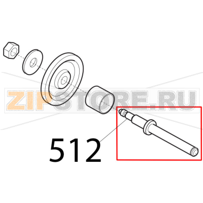 Perno sbavatura Sirman Anniversario 300 Perno sbavatura Sirman Anniversario 300Запчасть на деталировке под номером: 512