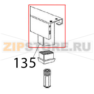 Small end support Angelo Po FC241G Small end support Angelo Po FC241GЗапчасть на деталировке под номером: 135