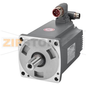 SIMOTICS S-1FL6 Рабочее напряжение 230 В 3AC PN = 1,5 кВт; NN = 3000 оборотов в минуту М0 = 4,78 Н &amp;#183; м; МН = 4,78 Нм вала он 50 мм с углом штекером кодером абсолютным однооборотные 21-битный 2500 incr./rev. с пером ки толерантности N без проведения б 