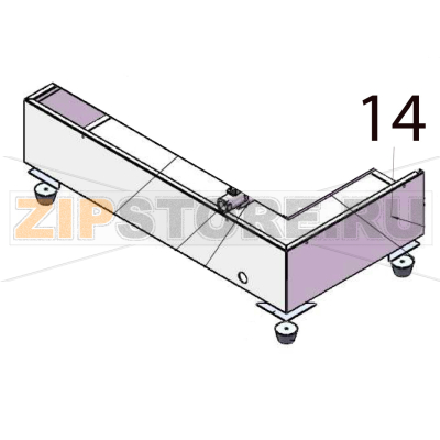 Apron board Hurakan HKN-EF16 Apron board Hurakan HKN-EF16Запчасть на деталировке под номером: 14