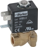 SOLENOID VALVE PARKER 2 WAYS 24VDC 5W