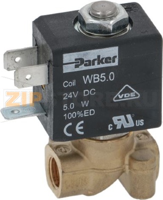 SOLENOID VALVE PARKER 2 WAYS 24VDC 5W 