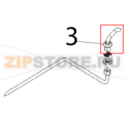 Water spout Angelo Po 0G1CP1G Water spout Angelo Po 0G1CP1GЗапчасть на деталировке под номером: 3