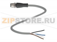 Кабель датчика-исполнительного устройства Cable connector V15S-G-BK0,6M-PUR-U Pepperl+Fuchs