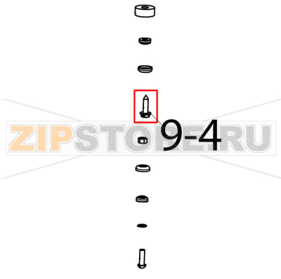 Саморез 4.8х19 с прессшайбой Polair DM110Sd-S Саморез 4.8х19 с прессшайбой Polair DM110Sd-SЗапчасть на деталировке под номером: 9-4