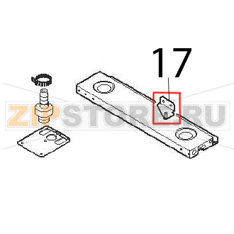 Hinge assembly Angelo Po 04WBMEV Hinge assembly Angelo Po 04WBMEVЗапчасть на деталировке под номером: 17
