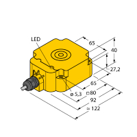 Датчик индуктивный Turck NI60-Q80-Y1X
