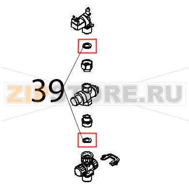 Gasket Angelo Po BX101E Gasket Angelo Po BX101EЗапчасть на деталировке под номером: 39
