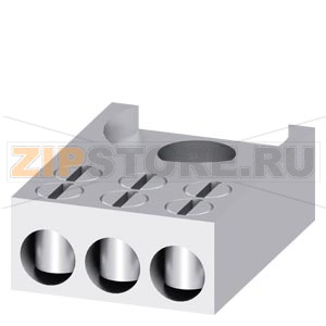 Тройная клемма 3x 2.5 - 16 mm2, для ТР NH00 1-пол с плоскими клеммами Siemens 3NP1931-1BE10 
